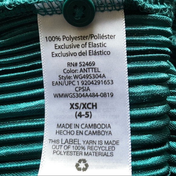 Girls Stretch Bodre Pleated Jumpsuit - Picture 9 of 9